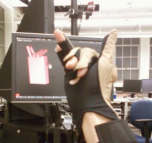 CyberGloves model in Vrui